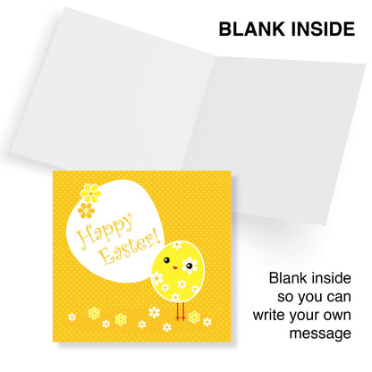 Chick & Egg Happy Easter Card