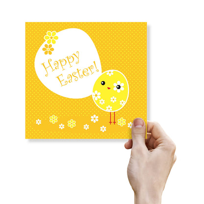 Chick & Egg Happy Easter Card