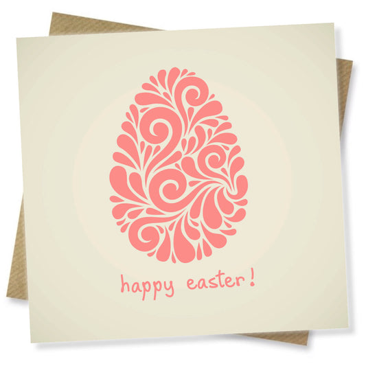 Swirl Egg Easter Card