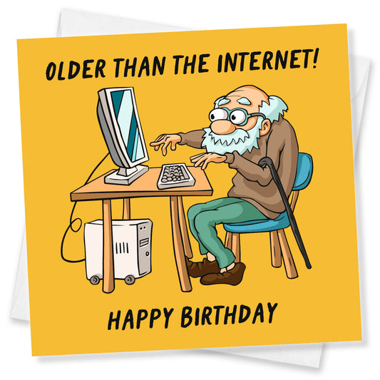 Older Than the Internet – Techy Gag Card