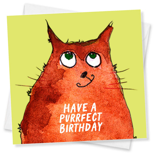 Have a Purrfect Birthday – Cat Card