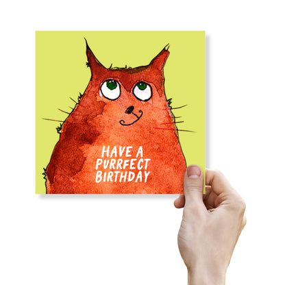 Have a Purrfect Birthday – Cat Card