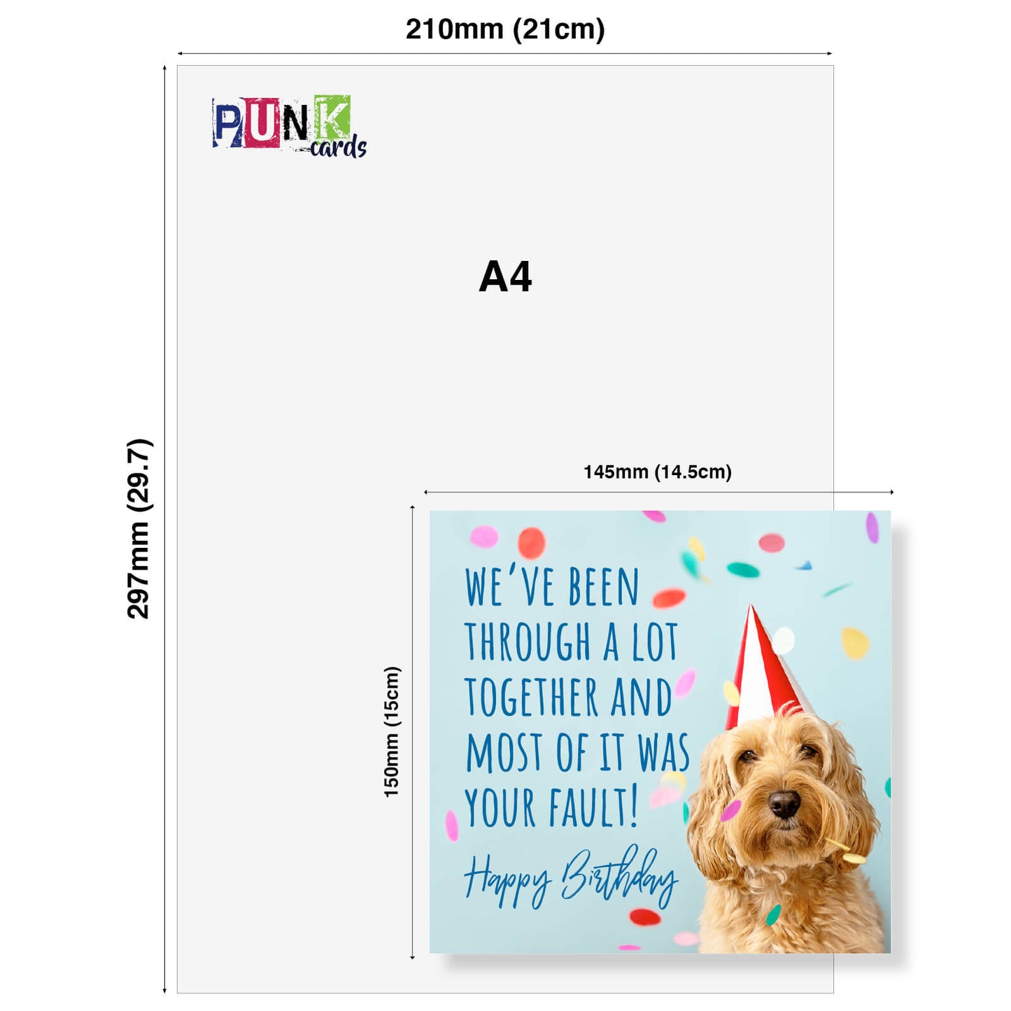 Your Fault – Funny Dog Birthday Card