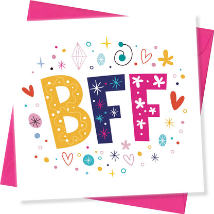 BFF – Bright and Fun Friendship Card