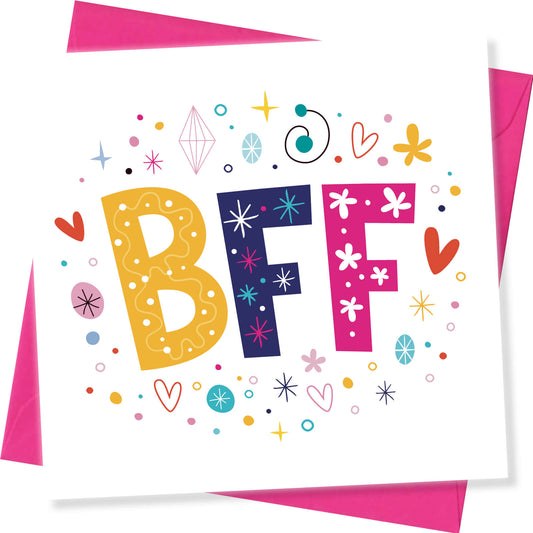 BFF – Bright and Fun Friendship Card