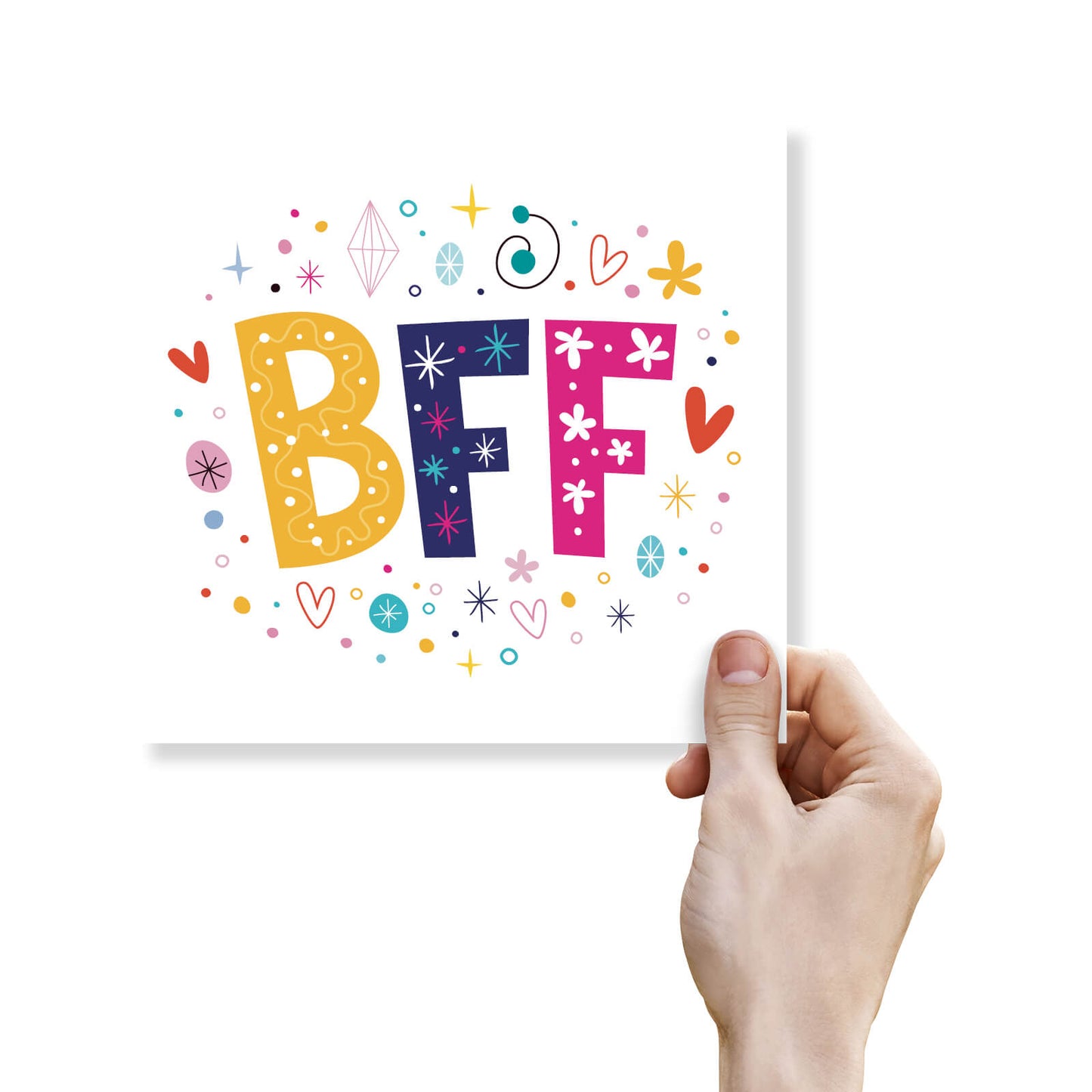 BFF – Bright and Fun Friendship Card