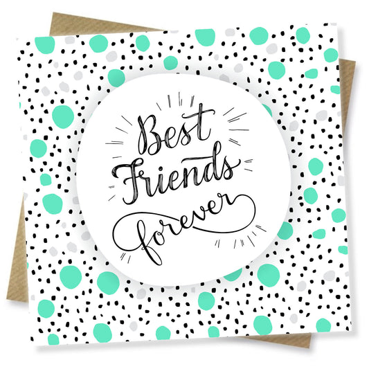 Best Friends Forever – Polka Dot Card