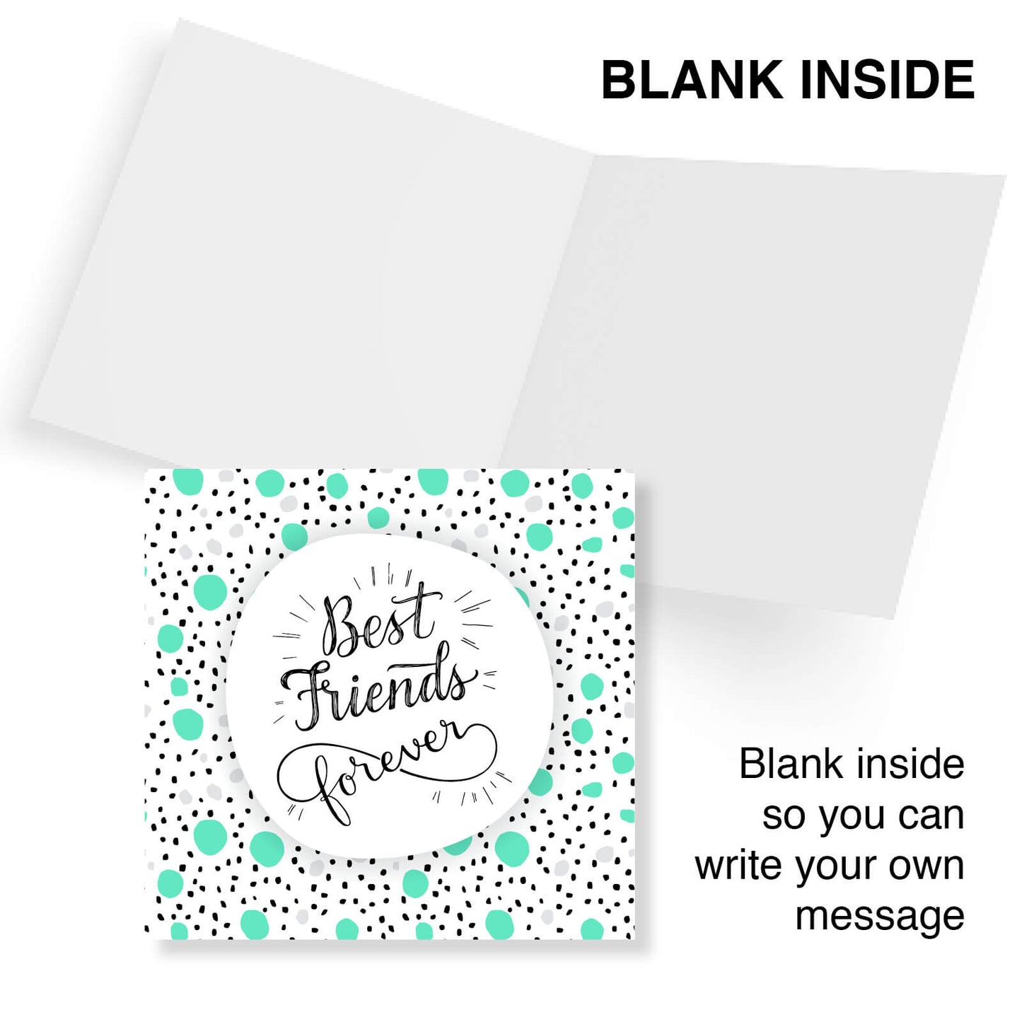 Best Friends Forever – Polka Dot Card