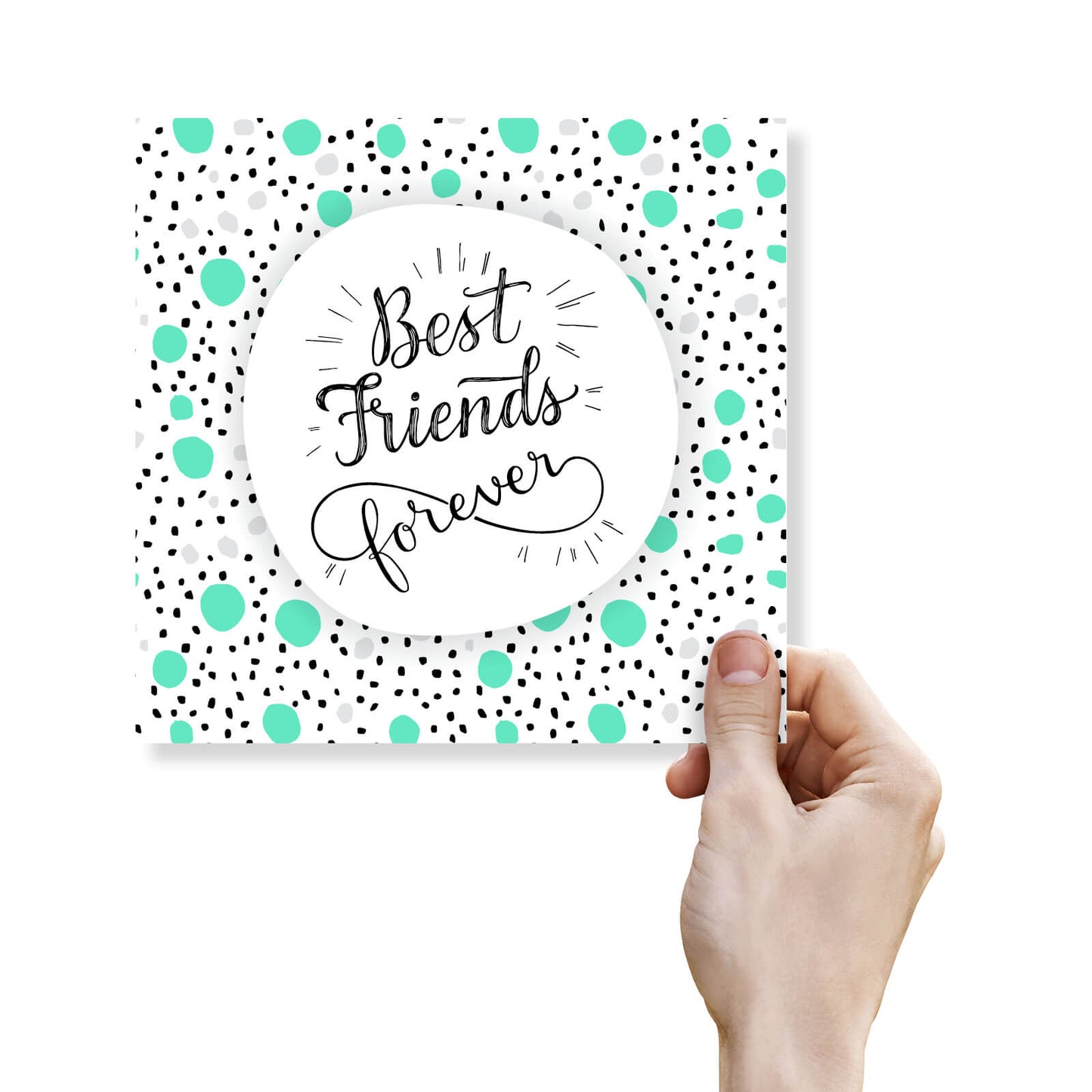 Best Friends Forever – Polka Dot Card
