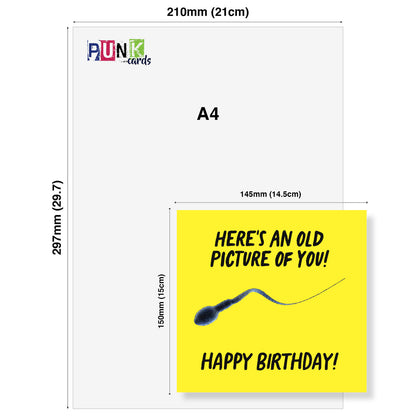 Old Picture of You – Funny Birthday Card