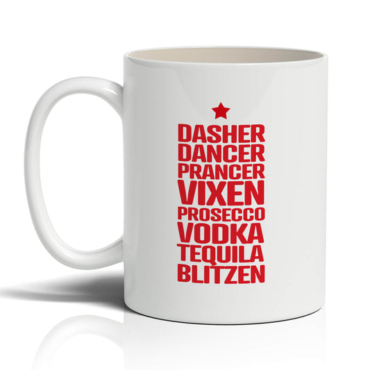 Reindeer & Booze Rollcall Mug