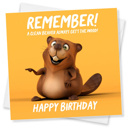 Clean Beaver (Birthday Beaver)