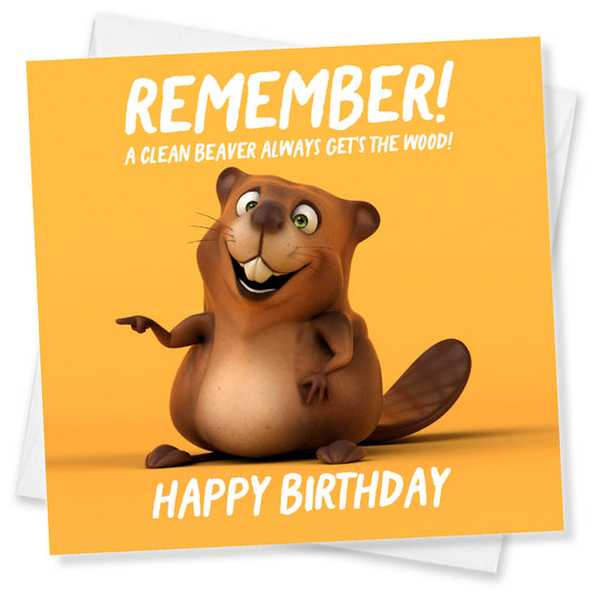 Clean Beaver (Birthday Beaver)