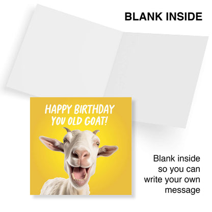 Happy Birthday You Old Goat! Card