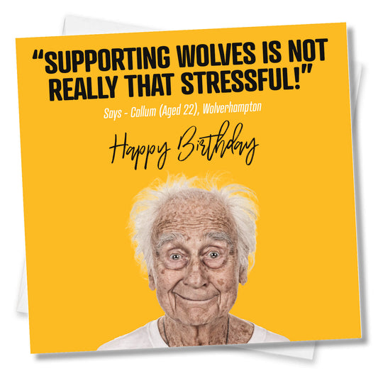 Supporting Wolves is not really that stressful!