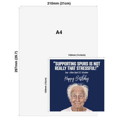 Supporting Spurs is not really that stressful!