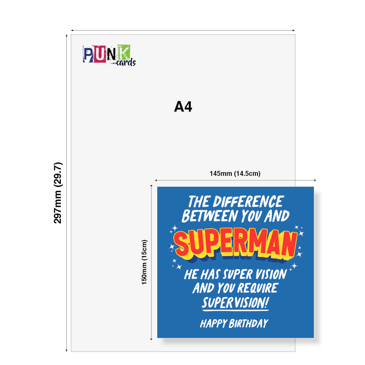 The Difference between you and Superman